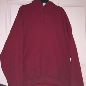 Red Oversized Hoodie